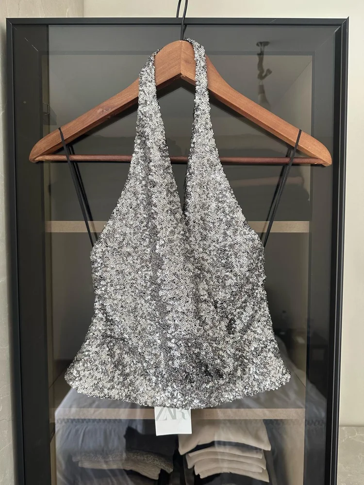 Zara Halter Tops, size S / 36 / 8, photo 6