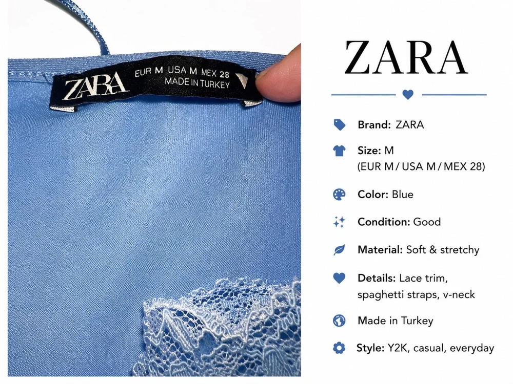 Zara Cami Tops, size M / 38 / 10, photo 3