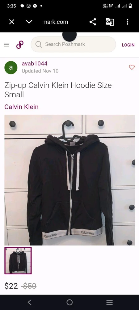 Calvin Klein Hoodies, size M / 38 / 10, photo 5