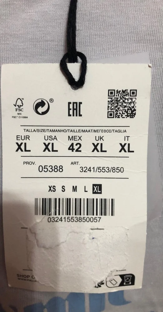 Pull & Bear T-shirts, size XL, photo 3