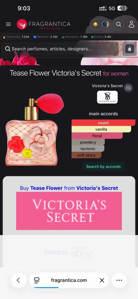 Victoria's Secret Perfume, size Other, photo 2