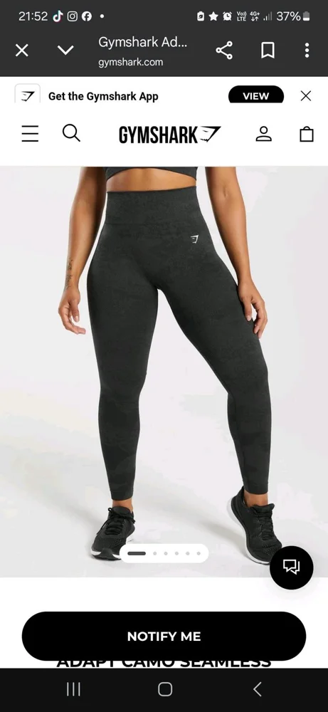 Gymshark Leggings, size L / 40 / 12, photo 2