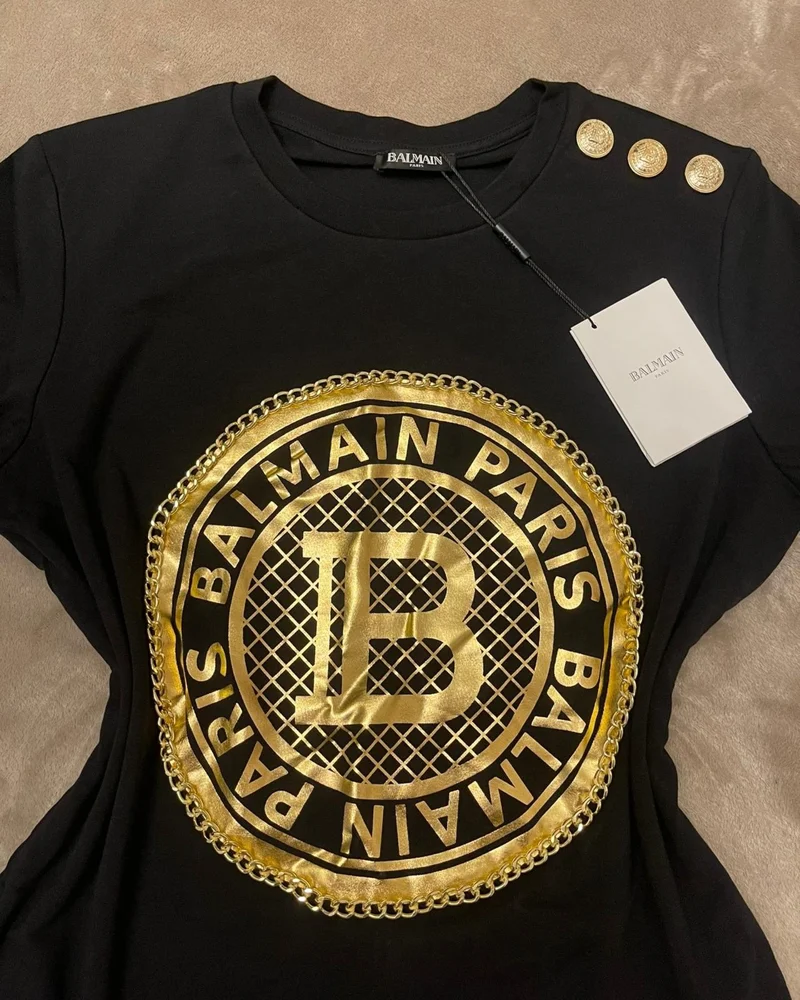 Balmain T-shirts, size M / 38 / 10, photo 3
