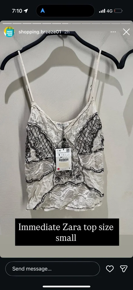 Zara Cami Tops, size S / 36 / 8, photo 2