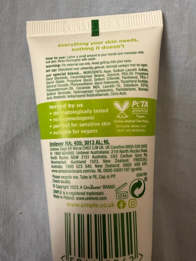 SIMPLE Skin care, size Other, photo 4
