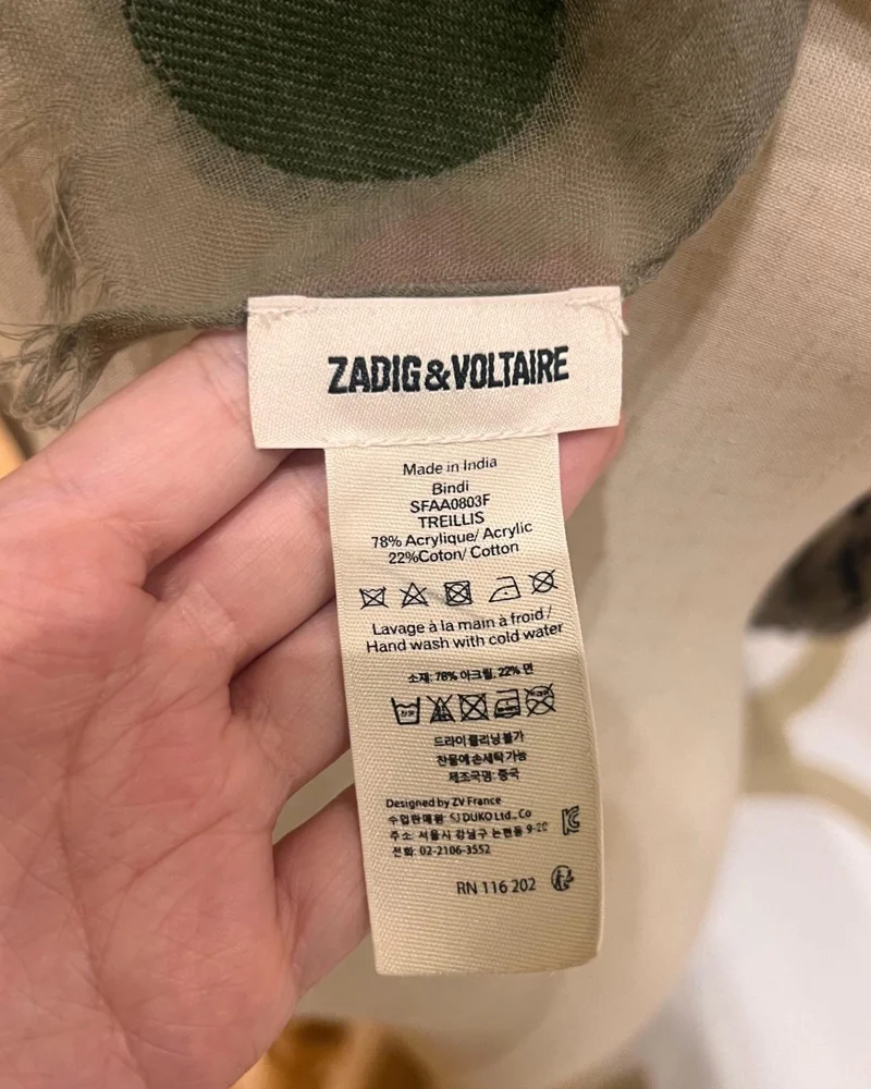 Zadig & Voltaire Scarves, size One size, photo 4