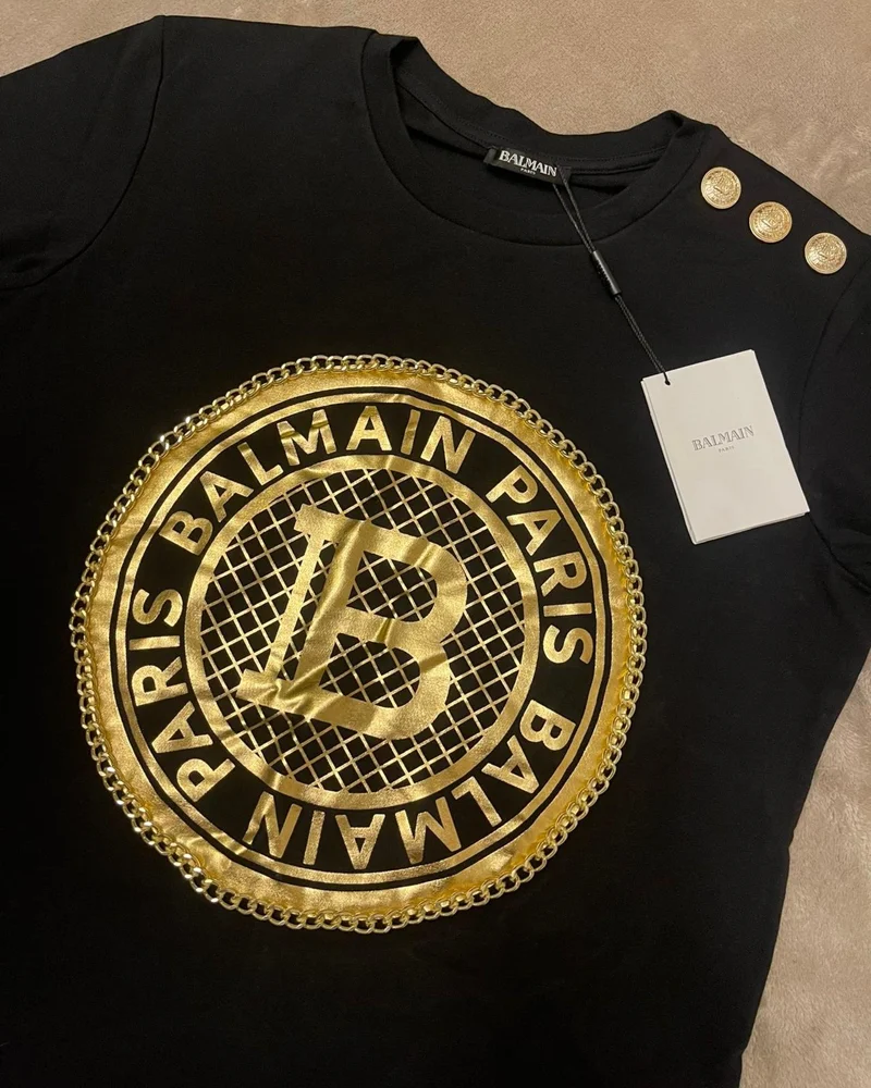 Balmain T-shirts, size M / 38 / 10, photo 2