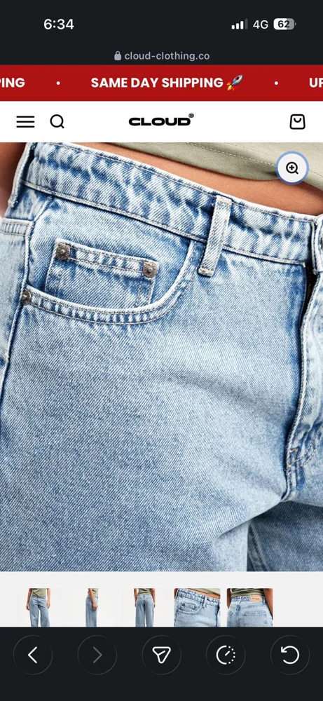 local brands Jeans, size XS / 34 / 6, photo 4