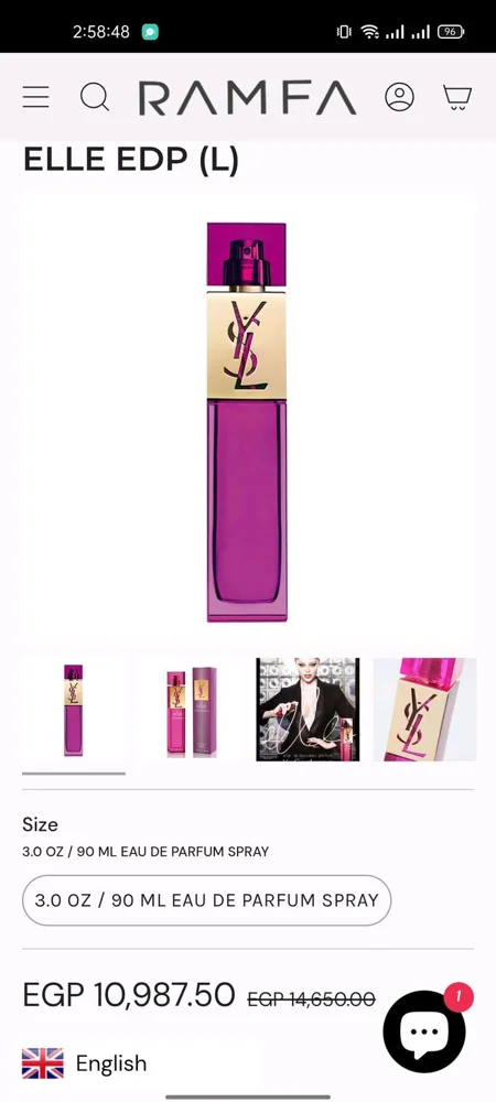 Yves Saint Laurent Perfume, size Other, photo 3