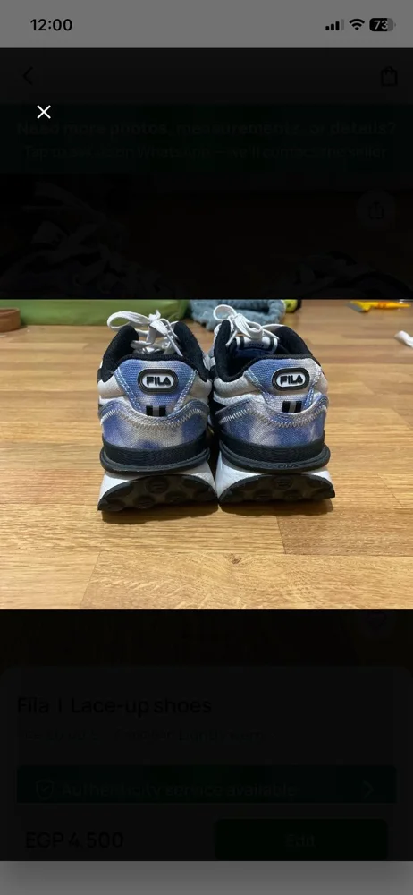 FILA Sneakers, size 40, photo 2