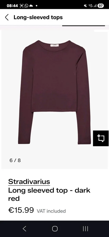 Stradivarius Long Sleeve, size S / 36 / 8, photo 4