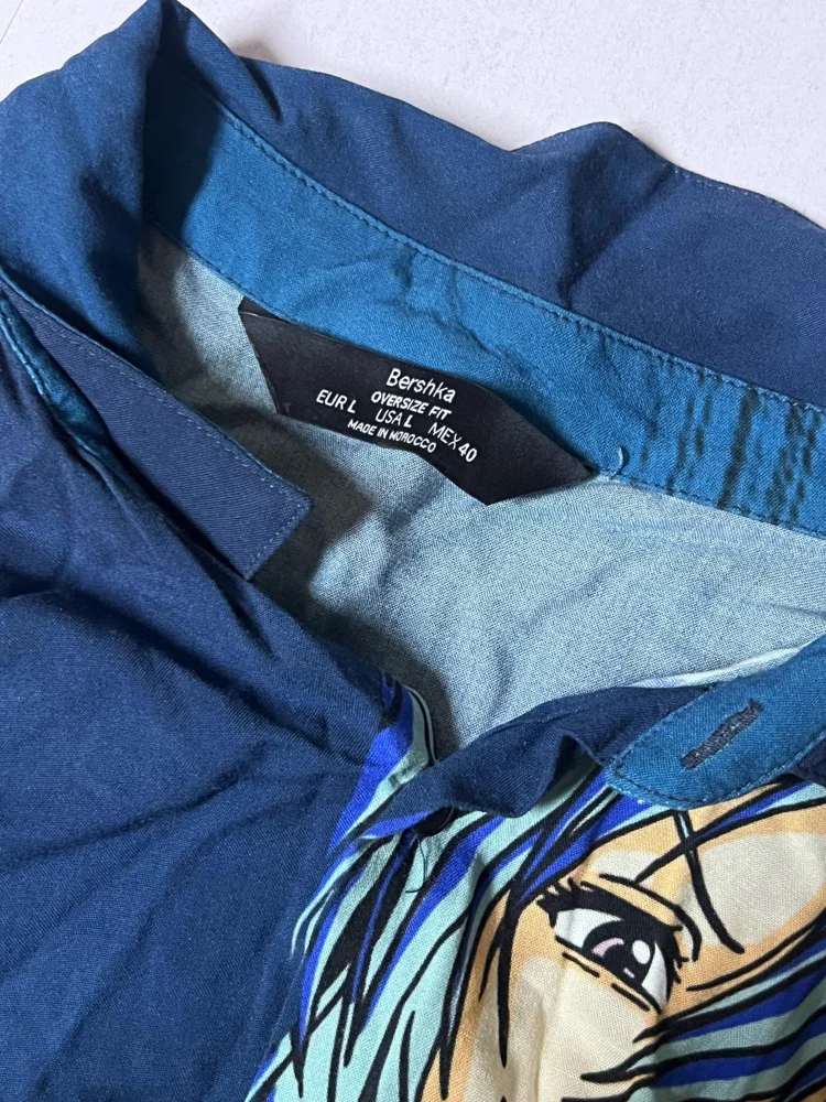 Bershka Short Sleeve Shirts, size L, photo 3
