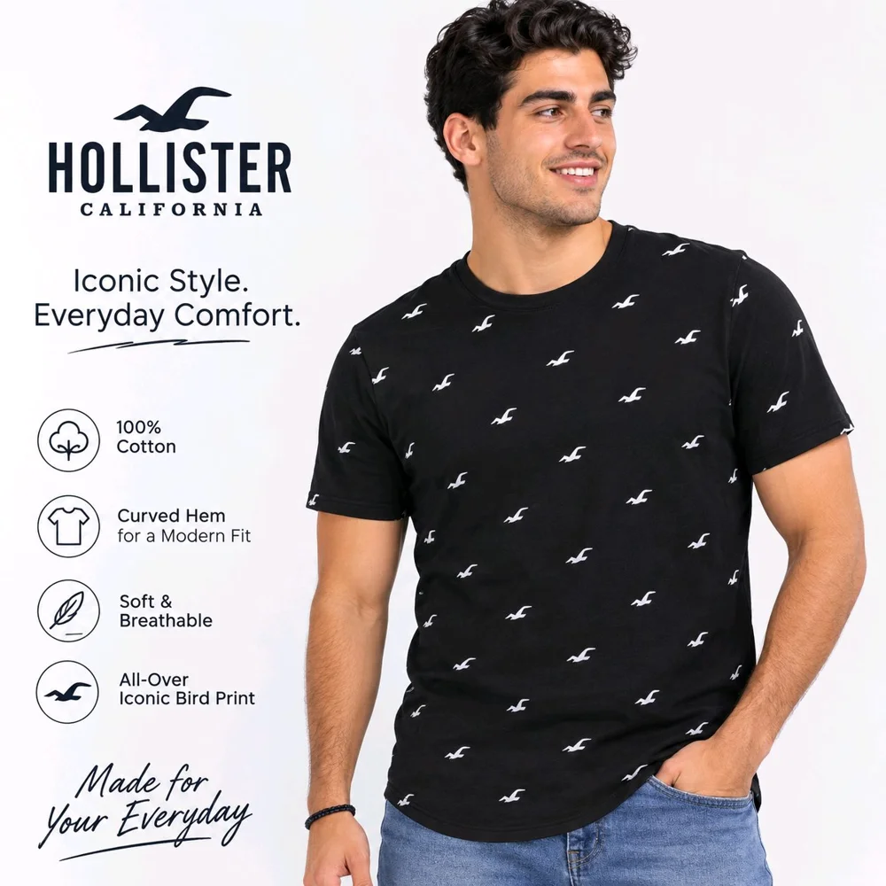 Hollister T-shirts, size M, photo 3