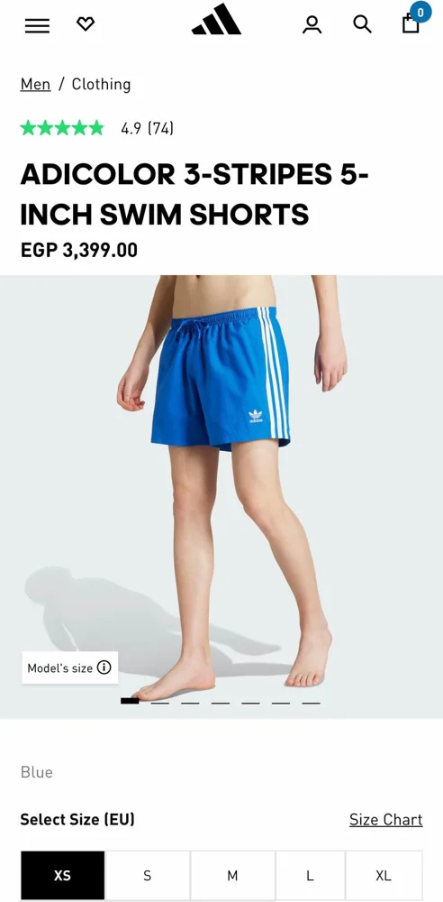 adidas Originals Swimwear, size XS, photo 4