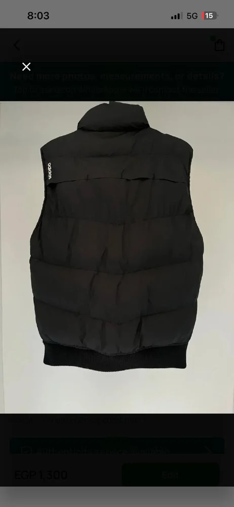 adidas Vests, size M, photo 5