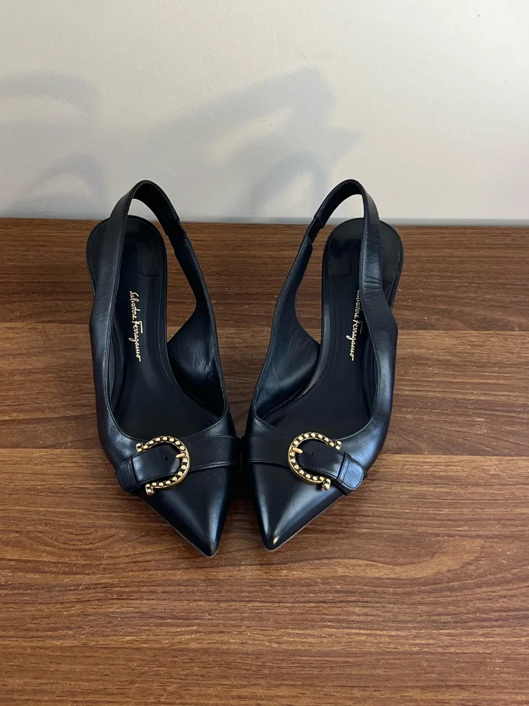 Salvatore Ferragamo Kitten Heels, size 38.5, photo 2