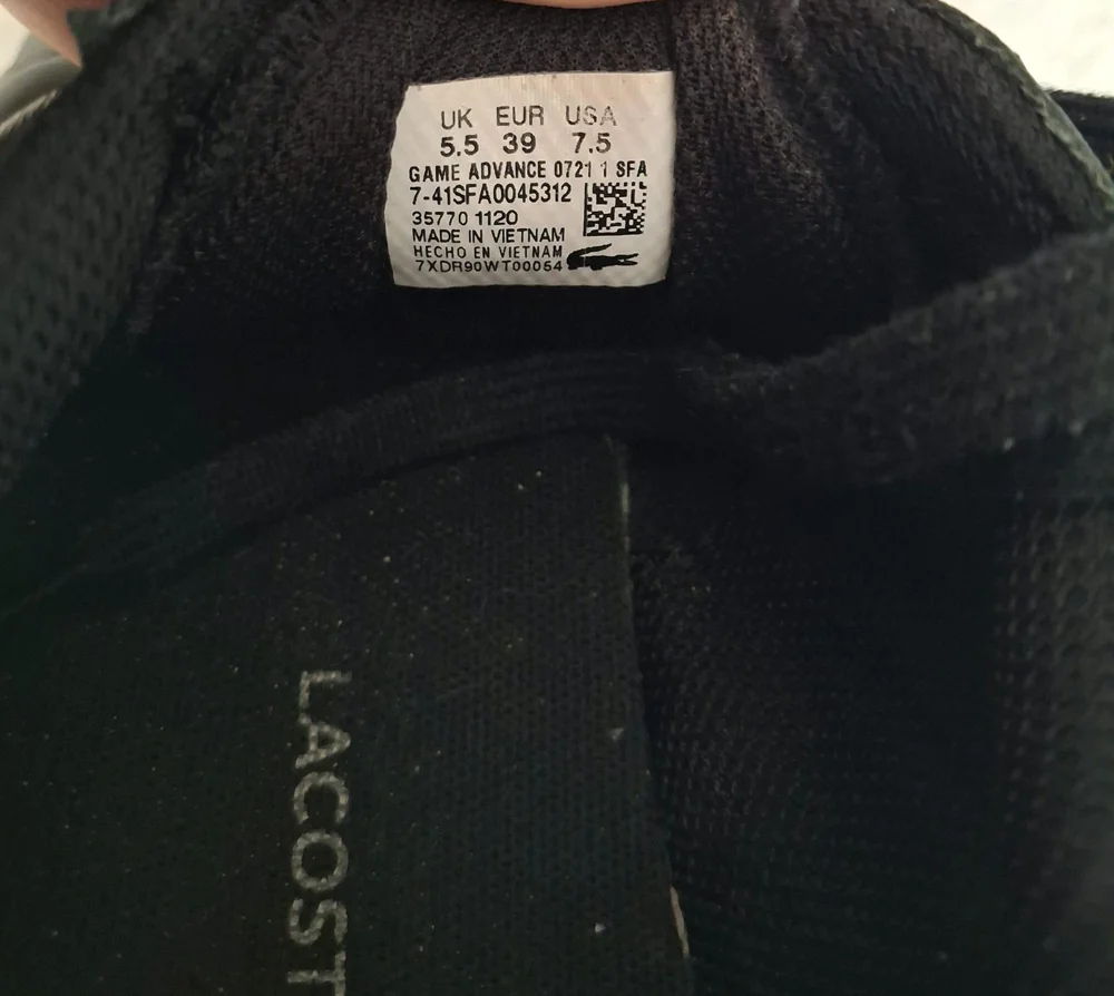 Lacoste Sport Sneakers, size 39, photo 3
