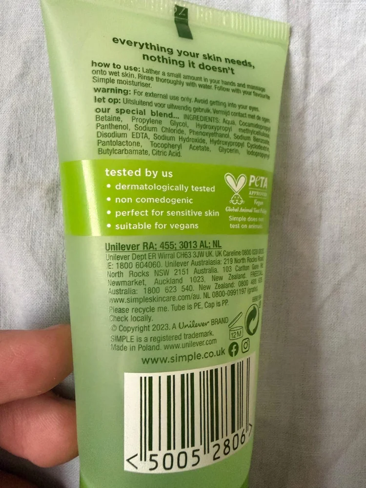 SIMPLE Skin care, size Other, photo 6