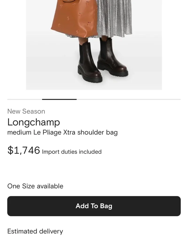 Longchamp Shoulder Bag, size Other, photo 3
