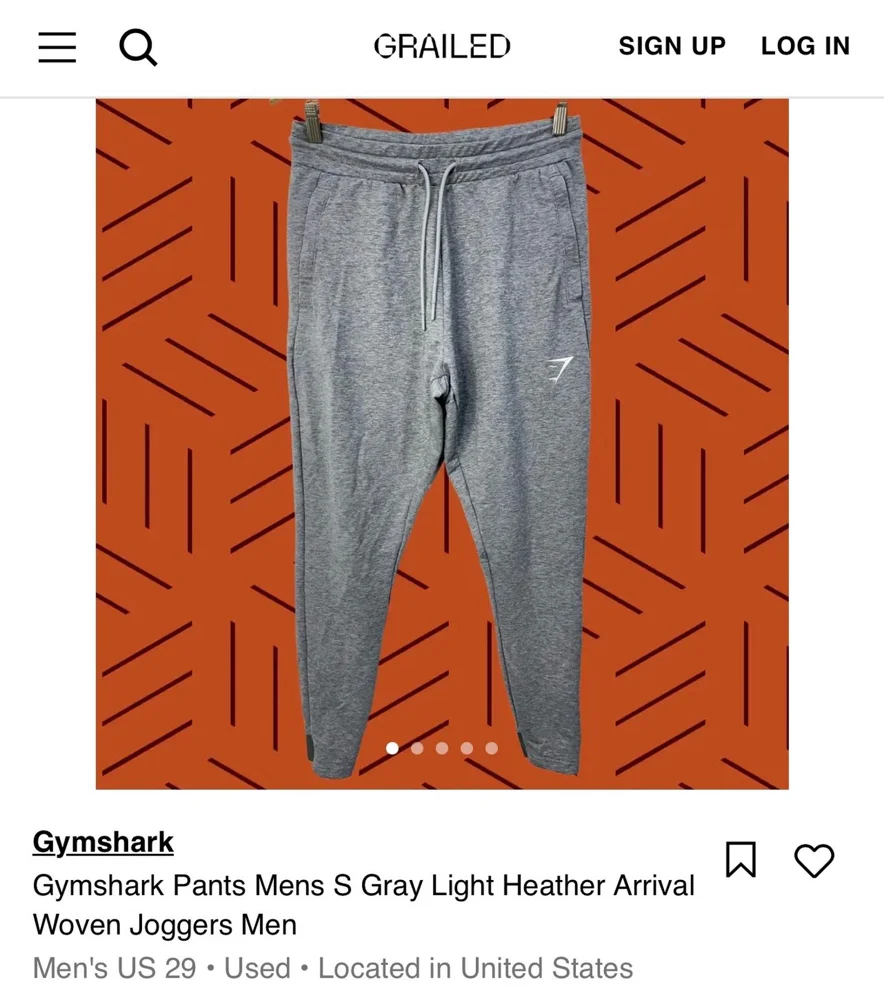 Gymshark Sweatpants, size S, photo 3