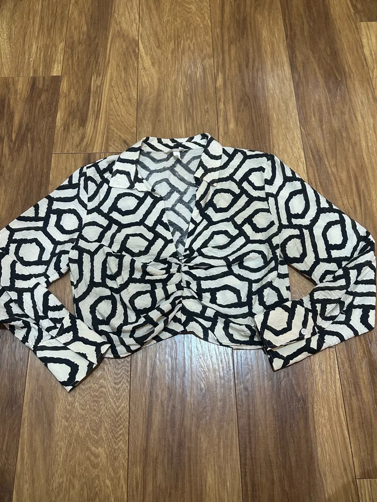 H&M Blouses, size L / 40 / 12, photo 3