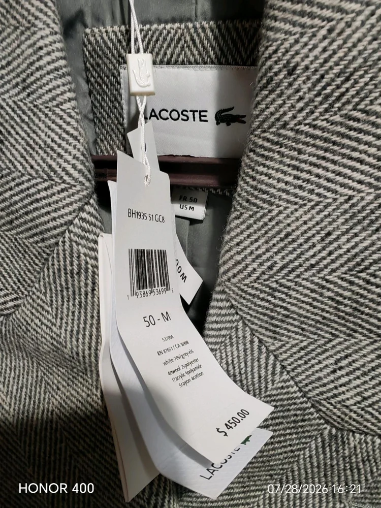 Lacoste Coats, size M, photo 4