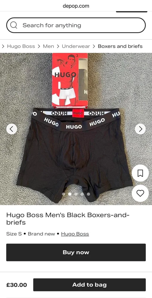 Hugo Boss Shorts, size S, photo 3
