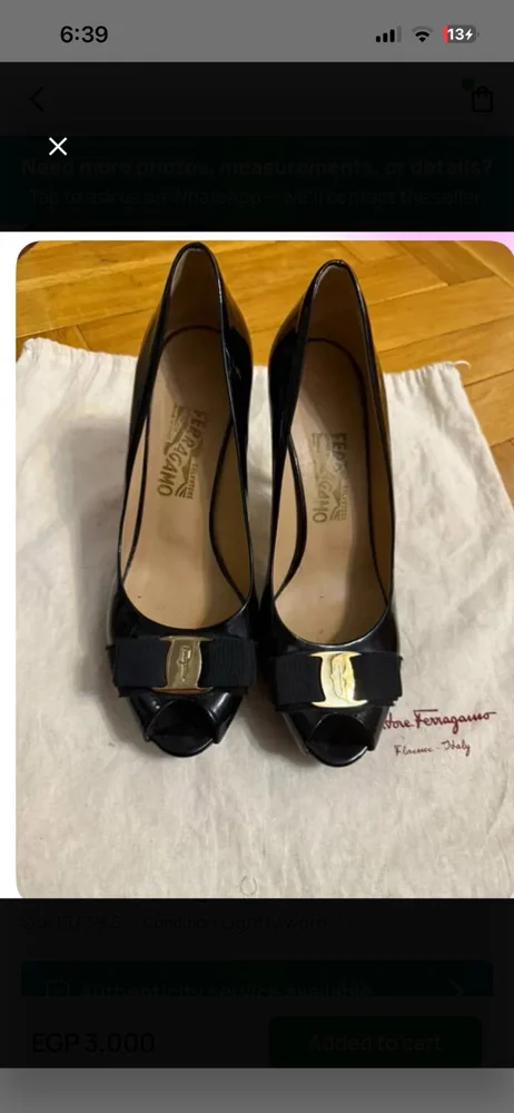 Salvatore Ferragamo Pumps, size 39.5, photo 2