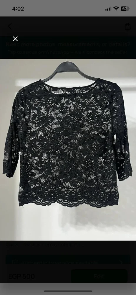ONLY Blouses, size S / 36 / 8, photo 3