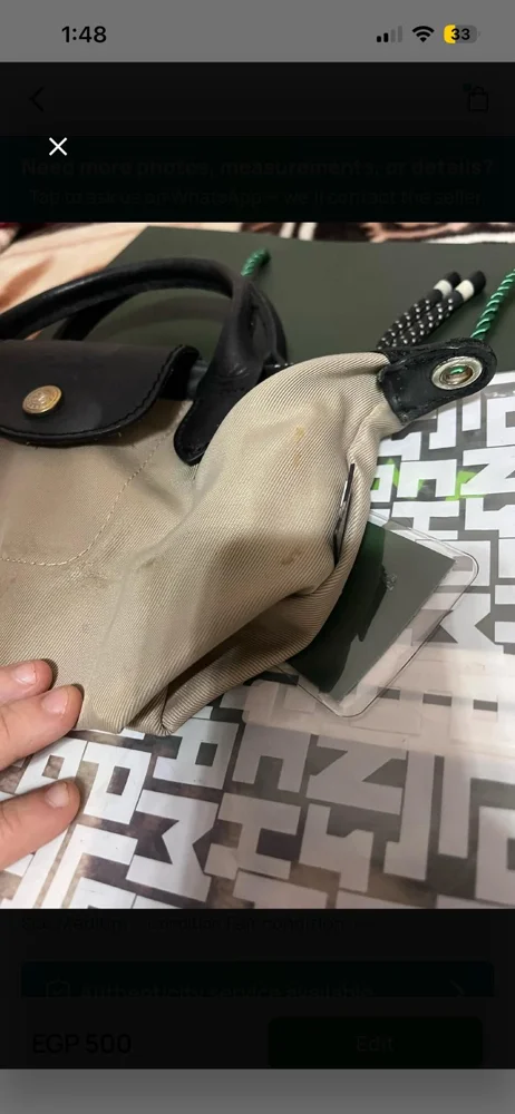 Longchamp Mini Bag, size Other, photo 3