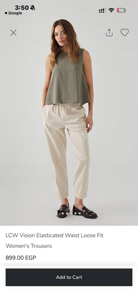 LC Wakiki Pants, size M / 38 / 10, photo 2