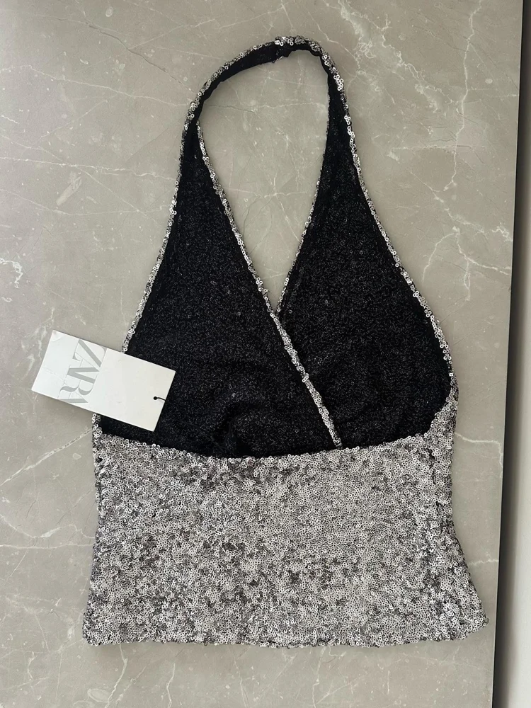 Zara Halter Tops, size S / 36 / 8, photo 4