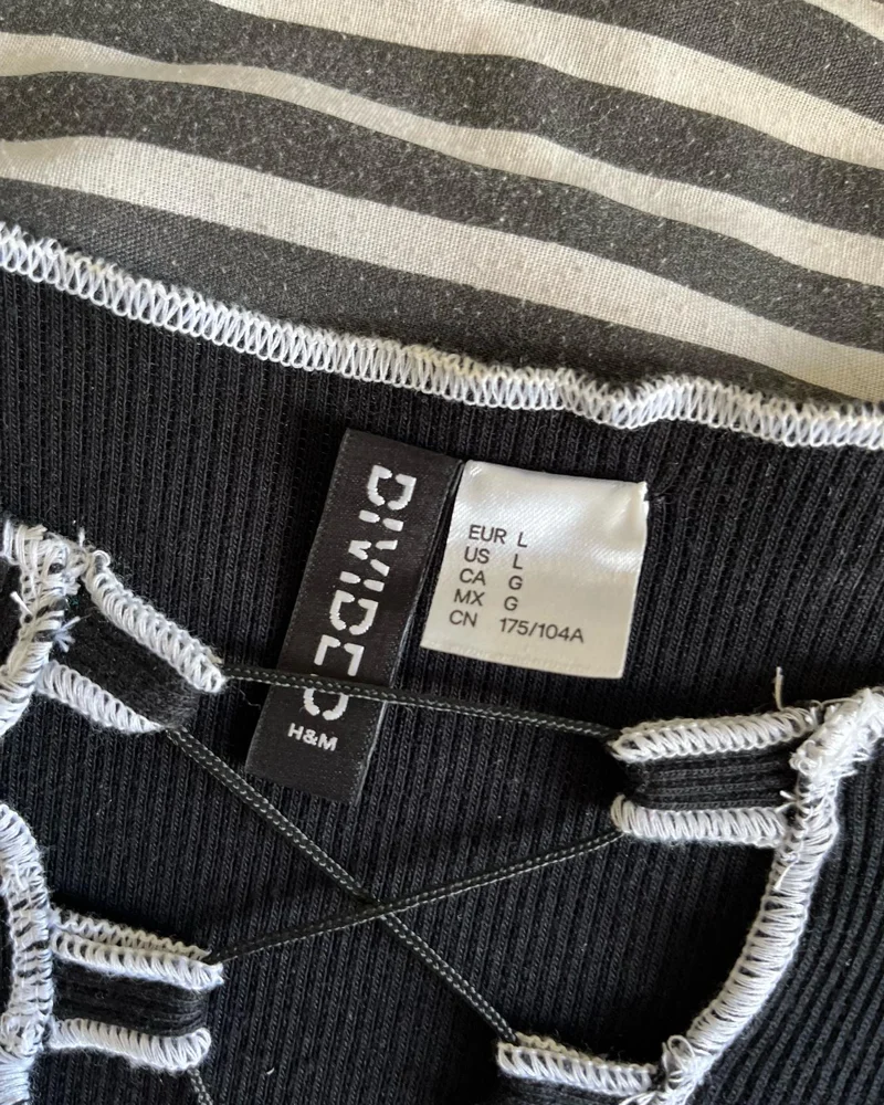 H&M Crop Tops, size L / 40 / 12, photo 3