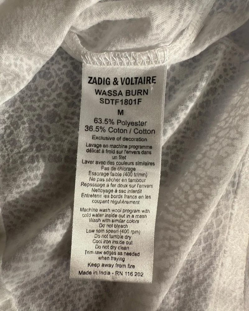 Zadig & Voltaire T-shirts, size M / 38 / 10, photo 3