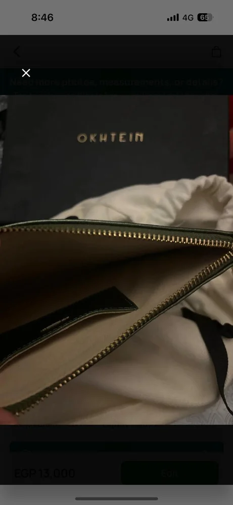 Okhtein Clutch, size Other, photo 4