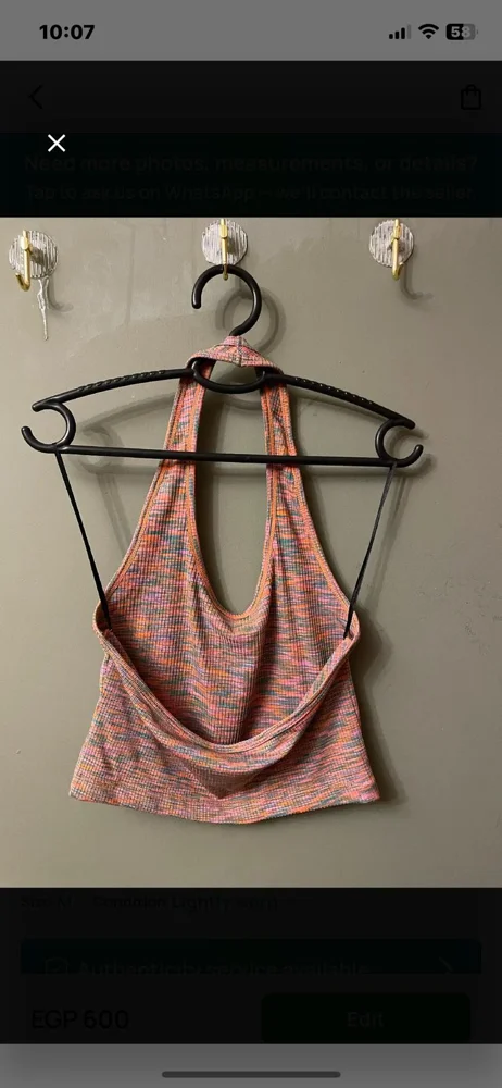 H&M Halter Tops, size M / 38 / 10, photo 3