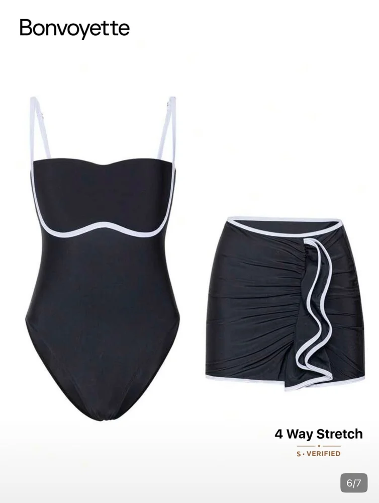 Shein One-Piece Swimsuits, size XS / 34 / 6, photo 3