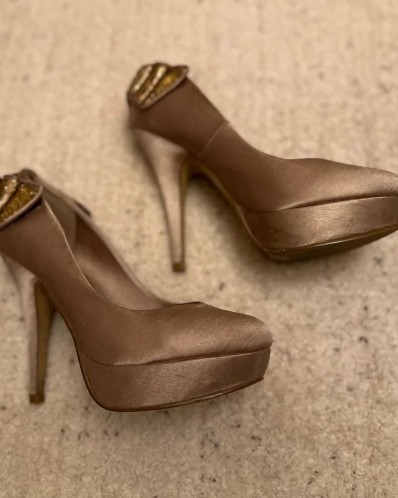 Bianco Stiletto Heels, size 38, photo 5