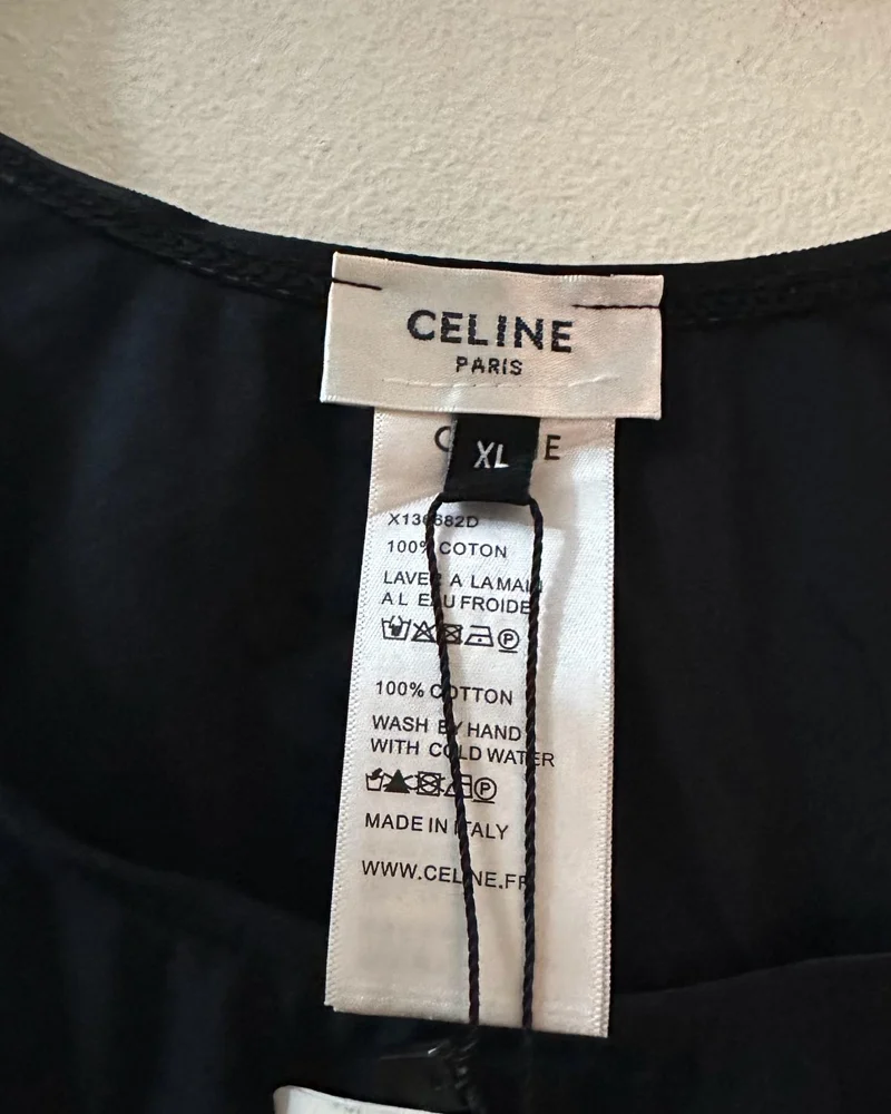 CELINE Tank Tops, size XL / 42 / 14, photo 5
