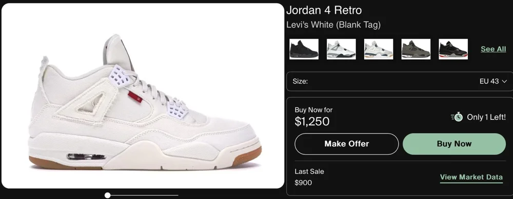 Jordan Sneakers, size 43, photo 5