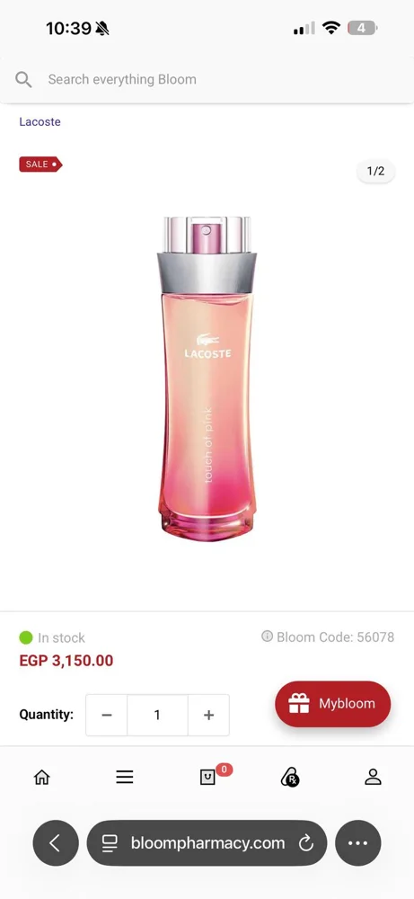 Lacoste Perfume, size Other, photo 3