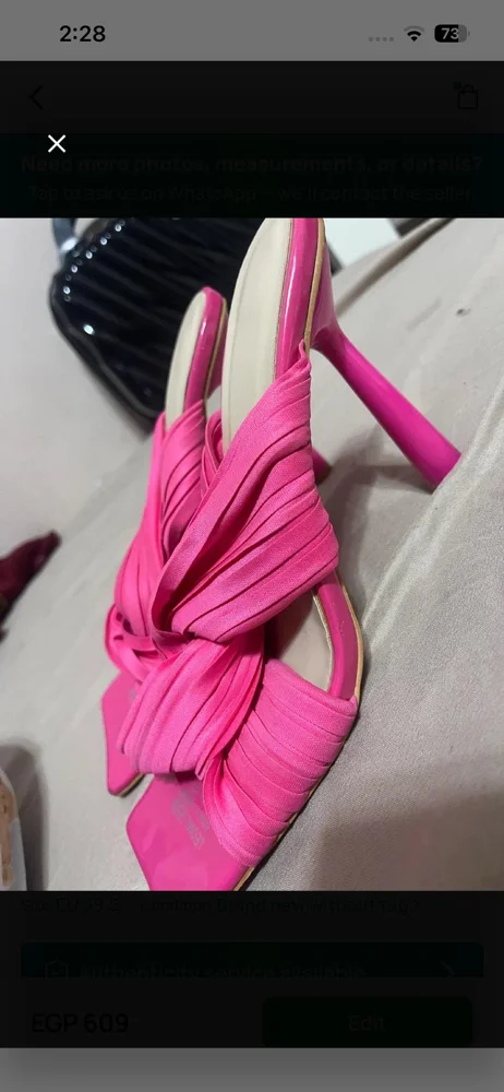 Pink Kitten Heels, size 39, photo 2