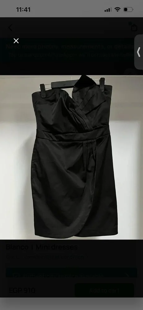 Blanco Mini Dresses, size S / 36 / 8, photo 2