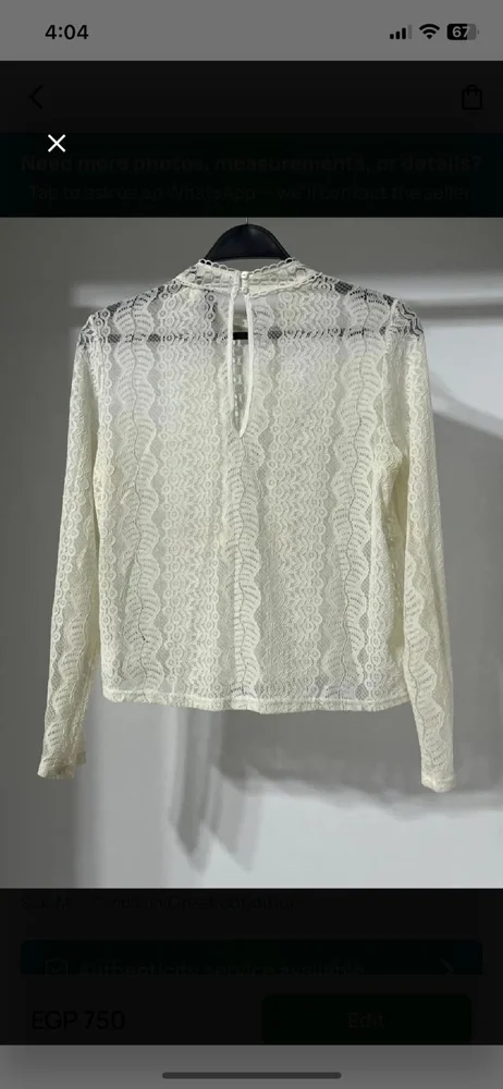 H&M Long Sleeve, size M / 38 / 10, photo 3