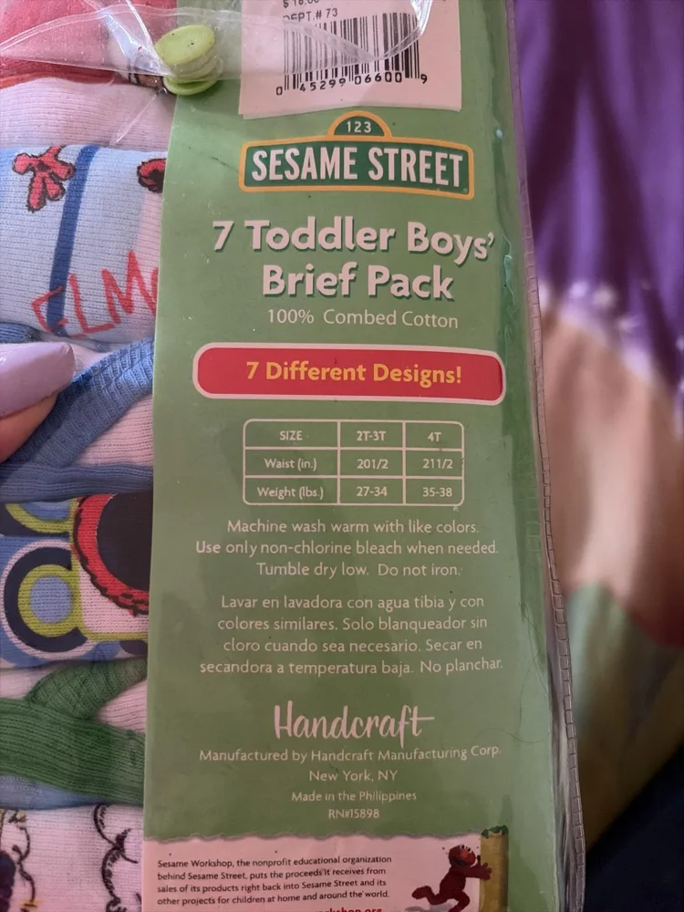 Sesame Street Underwear & Socks, size 2y, photo 3