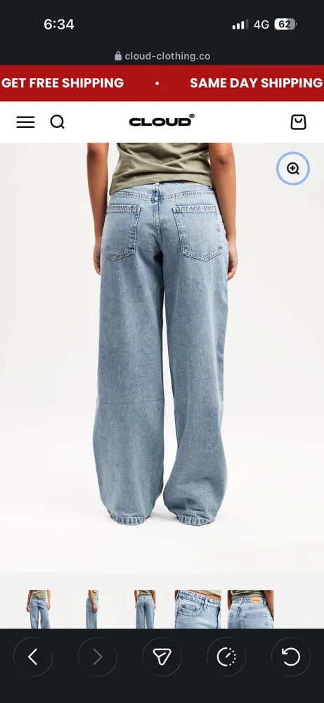 local brands Jeans, size XS / 34 / 6, photo 3