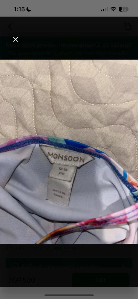 Monsoon Swimwear, size 14y, photo 2