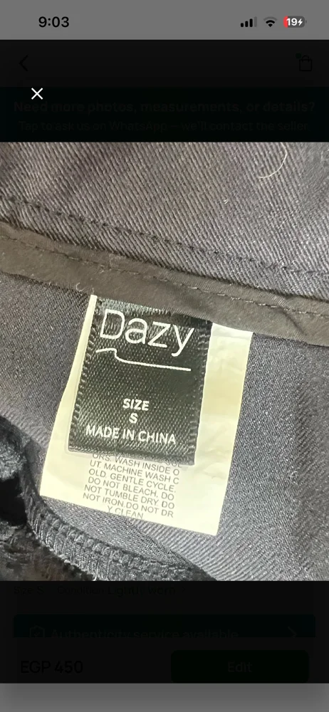 Dazy Pants, size S / 36 / 8, photo 4