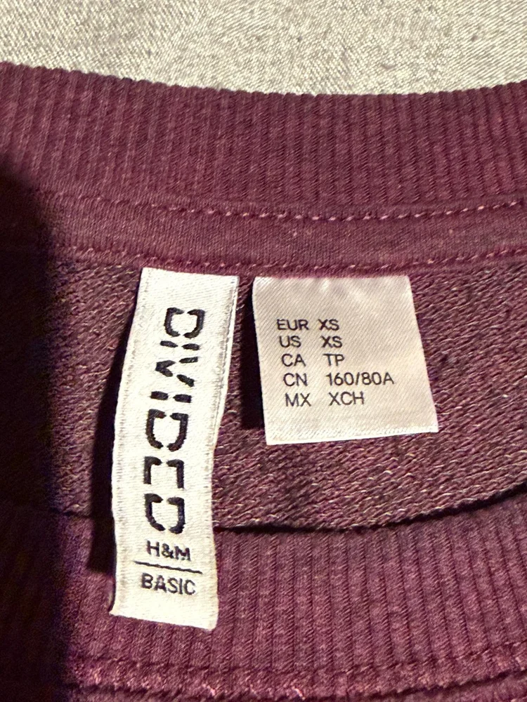 H&M Sweatshirts, size XS / 34 / 6, photo 2