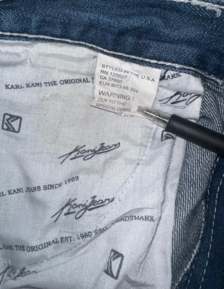 Karl Kani Jeans, size L, photo 3